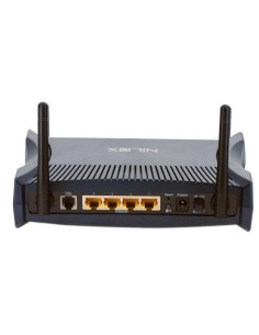 Nilox NX-300 router wireless Fast Ethernet Nero, Blu 2