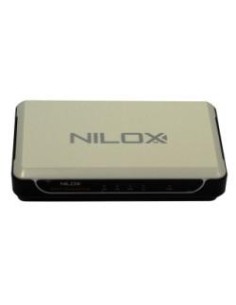 Nilox 16NX081812001 router cablato Nero, Argento