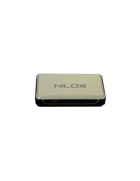 Nilox 16NX081812001 router cablato Nero, Argento
