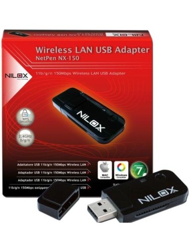 Nilox 16NX091504001 scheda di rete e adattatore USB 150 Mbit s