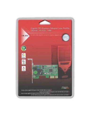 Nilox 16NX200400003 scheda di rete e adattatore Interno Ethernet 1000 Mbit s