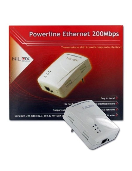 Nilox PowerLine Ethernet 200 Mbps 200 Mbit s