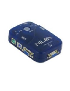 Nilox 16NXKV12P2001 switch per keyboard-video-mouse (kvm) Blu