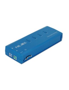 Nilox 16NXKV14P2001 switch per keyboard-video-mouse (kvm) Blu