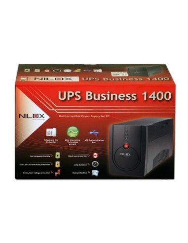 Nilox Business 1400 gruppo di continuità (UPS) 1,4 kVA 700 W