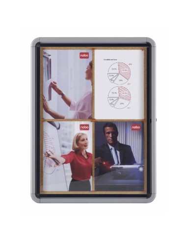 Nobo 1902583 bacheca per annunci Marrone, Argento Alluminio, Sughero