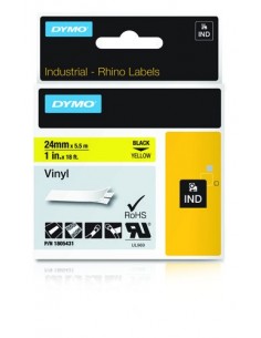 Dymo NASTRO 24MMX 5 5M VINILE NE GI D1 RHINOPRO 1805431 0071701059871 MATERIALE DI CONSUMO