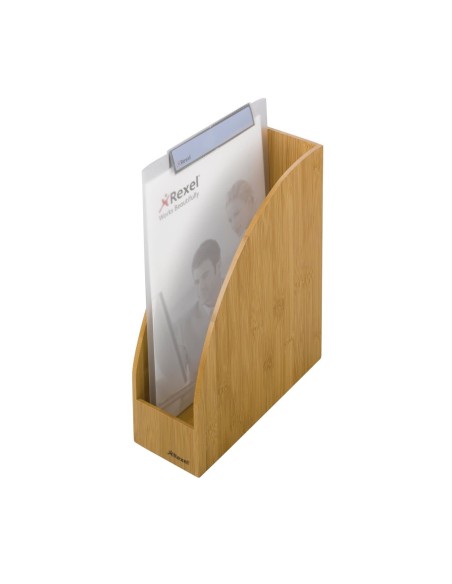 Rexel Bamboo Portariviste - Legno Naturale