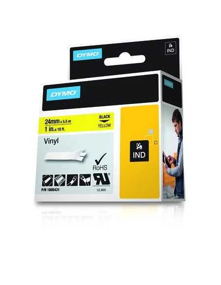 Dymo NASTRO 24MMX 5 5M VINILE NE GI D1 RHINOPRO 1805431 0071701059871 MATERIALE DI CONSUMO