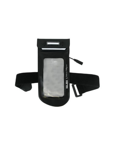 Nilox 29NXPOWP00001 custodia per cellulare Nero, Trasparente