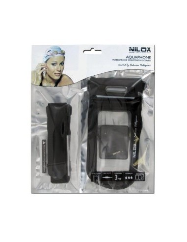 Nilox 29NXPOWP00001 custodia per cellulare Nero, Trasparente