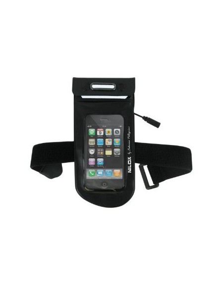 Nilox 29NXPOWP00001 custodia per cellulare Nero, Trasparente