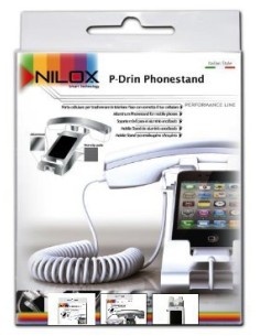Nilox 29NXST00PH001 supporto per personal communication Argento 2