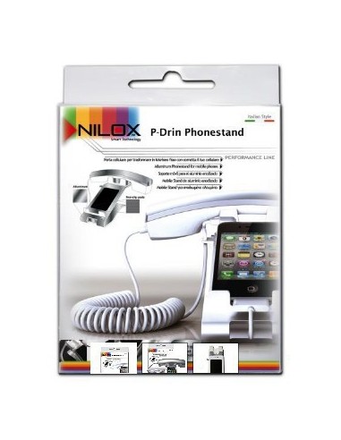 Nilox 29NXST00PH001 supporto per personal communication Argento