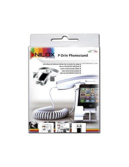 Nilox 29NXST00PH001 supporto per personal communication Argento