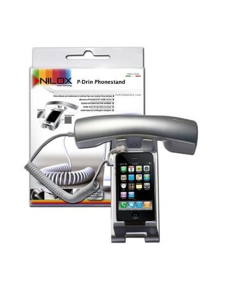 Nilox 29NXST00PH001 supporto per personal communication Argento