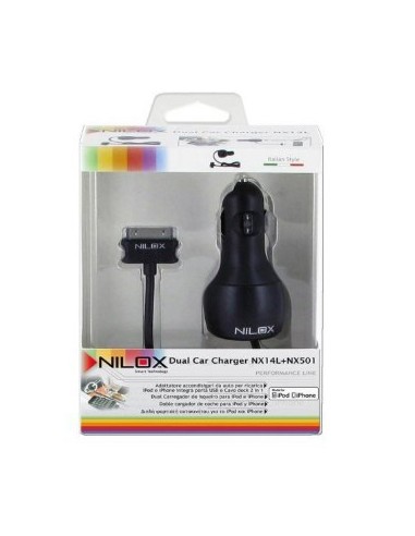 Nilox NX13L Telefono cellulare, MP3 Nero Accendisigari Auto