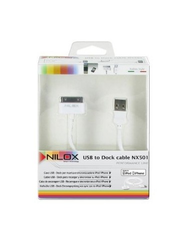 Nilox NX501 Telefono cellulare, MP3 Bianco USB Interno, Esterno