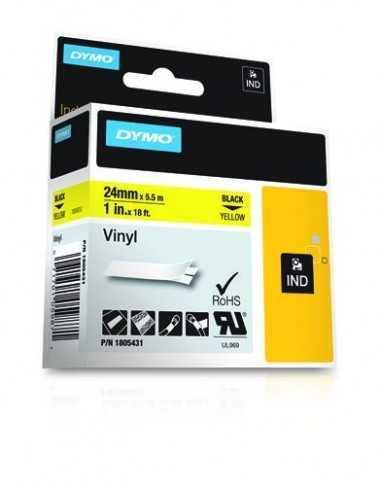 Dymo NASTRO 24MMX 5 5M VINILE NE GI D1 RHINOPRO 1805431 0071701059871 MATERIALE DI CONSUMO
