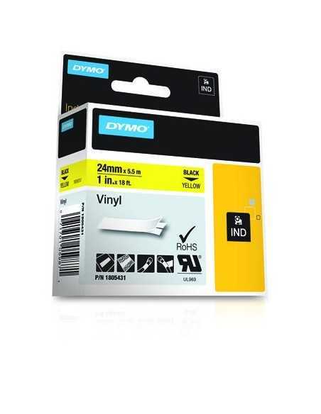 Dymo NASTRO 24MMX 5 5M VINILE NE GI D1 RHINOPRO 1805431 0071701059871 MATERIALE DI CONSUMO