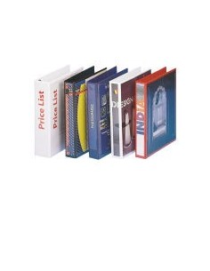 Esselte Raccoglitori Display in PVC raccoglitore ad anelli Bianco