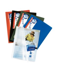 Esselte Portalistini in polipropilene cartellina con fermafoglio Polipropilene (PP) Blu