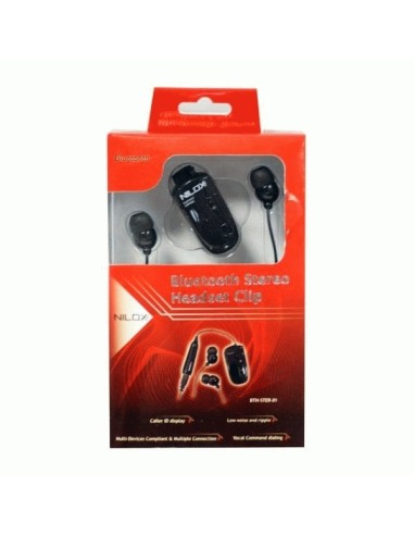 Nilox NX-STER10 Cuffie Wireless Nero