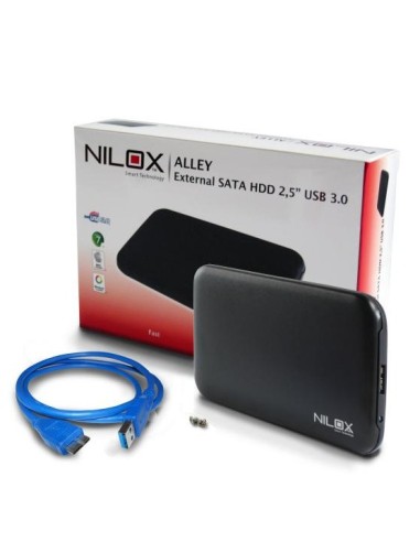 Nilox DH0002ER-3.0S contenitore di unità di archiviazione Nero 2.5"
