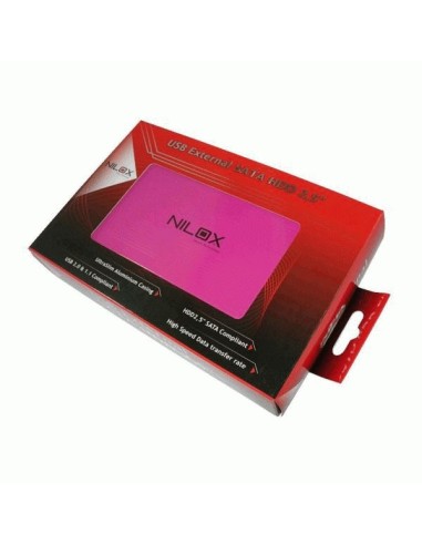 Nilox DH0002ER-CF contenitore di unità di archiviazione Rosa 2.5"