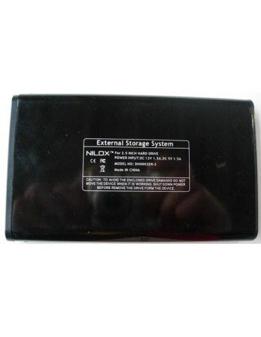 Nilox DH0002ER-CK contenitore di unità di archiviazione Nero 2.5"