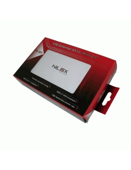 Nilox DH0002ER-CW contenitore di unità di archiviazione Bianco 2.5"