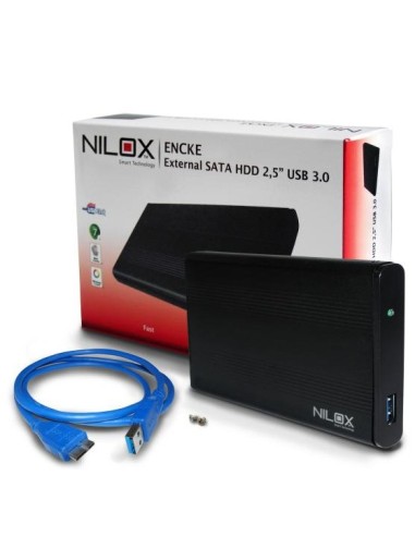 Nilox DH0106ER-3.0 disco rigido esterno 320 GB 5400 Giri min 2.5" USB tipo A 3.2 Gen 1 (3.1 Gen 1) Nero