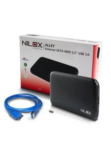 Nilox DH0206ER-3.0 disco rigido esterno 320 GB 5400 Giri min 2.5" USB tipo A 3.2 Gen 1 (3.1 Gen 1) Nero