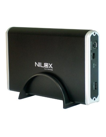 Nilox DH0311ER-3.0 disco rigido esterno 1 TB 7200 Giri min 3.5" USB tipo A 3.2 Gen 1 (3.1 Gen 1) Nero, Argento