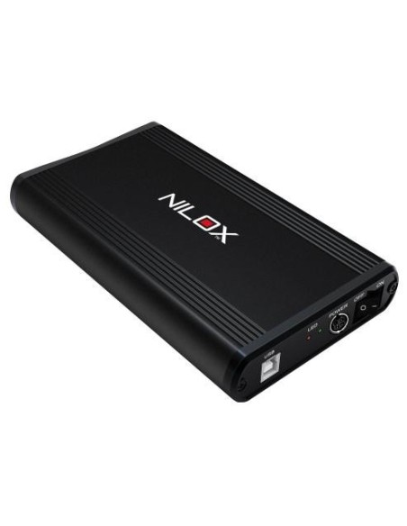 Nilox DH2312ER-B disco rigido esterno 1,5 TB 7200 Giri min 3.5" USB 2.0 Nero