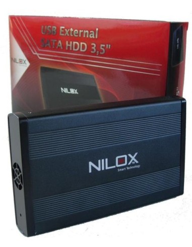 Nilox DH2312ER-B disco rigido esterno 1,5 TB 7200 Giri min 3.5" USB 2.0 Nero