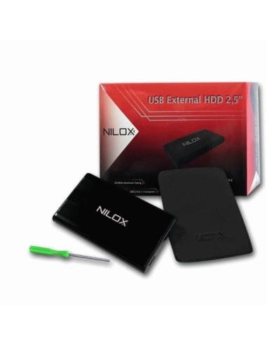 Nilox DH7306ER disco rigido esterno 320 GB 5400 Giri min 2.5" Nero