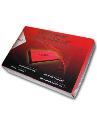 Nilox Pocket 320gb "F1 Line" Red disco rigido esterno 5400 Giri min 2.5" Rosso