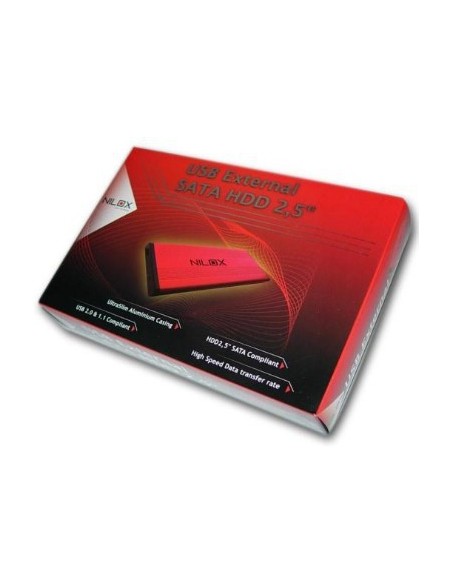 Nilox Pocket 320gb "F1 Line" Red disco rigido esterno 5400 Giri min 2.5" Rosso