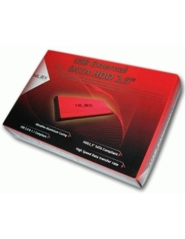 Nilox Pocket 500gb "F1 Line" Red disco rigido esterno 5400 Giri min 2.5" Rosso