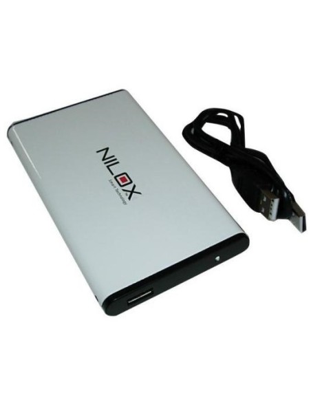 Nilox 500GB 2.5" USB2.0 disco rigido esterno 5400 Giri min 2.5" USB 2.0 Bianco