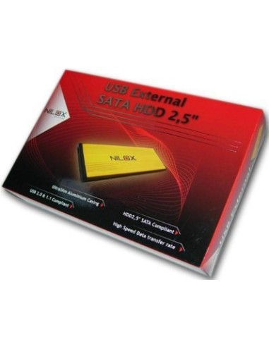 Nilox Pocket 500gb "F1 Line" Yellow disco rigido esterno 5400 Giri min 2.5" Nero, Giallo