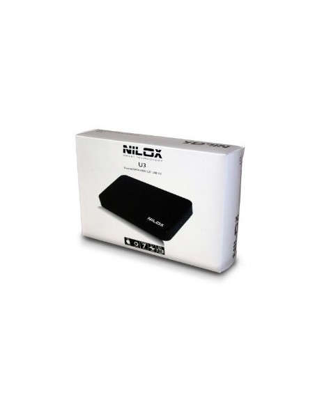 Nilox 1TB USB3.0 U3 disco rigido esterno 5400 Giri min 2.5" Micro-USB B 3.2 Gen 1 (3.1 Gen 1) Nero