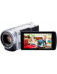 JVC GZ-E205WEU videocamera Videocamera palmare 1,5 MP CMOS Full HD Nero, Argento