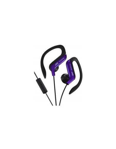 JVC HA-EBR80-A Auricolare Cablato A clip Nero, Viola