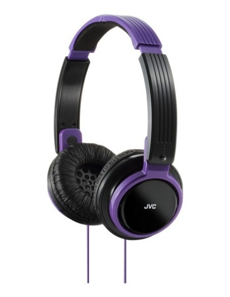 JVC HA-S200-V-E cuffia e auricolare Cuffie Cablato A Padiglione Nero, Viola