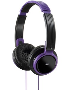 JVC HA-S200-V-E cuffia e auricolare Cuffie Cablato A Padiglione Nero, Viola 2