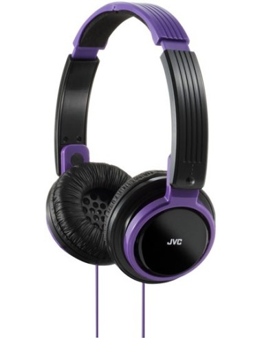 JVC HA-S200-V-E cuffia e auricolare Cuffie Cablato A Padiglione Nero, Viola