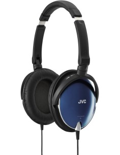 JVC HA-S600-A cuffia e auricolare Cuffie Cablato A Padiglione Nero, Blu