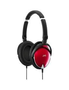 JVC HA-S600-R cuffia e auricolare Cuffie Cablato A Padiglione Nero, Rosso